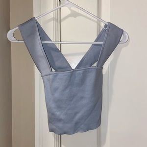 Babaton light blue bandage top